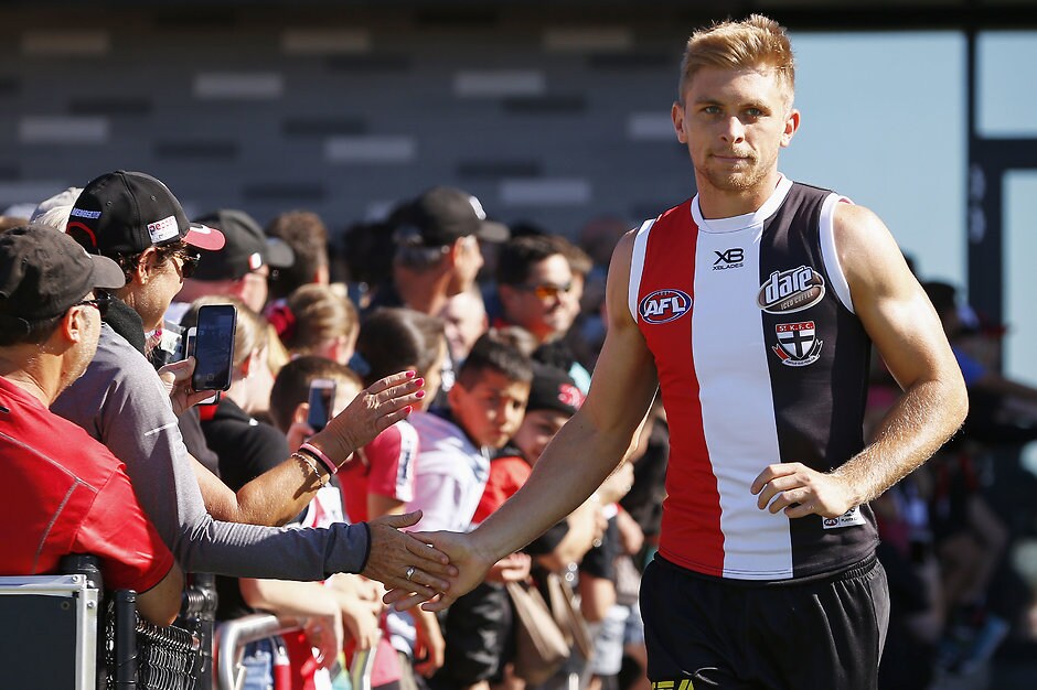AFL 2019 Training - St Kilda Intraclub 230219 Vice Captain Seb Ross took over our Instagram Story to answer your questions. - Sebastian Ross