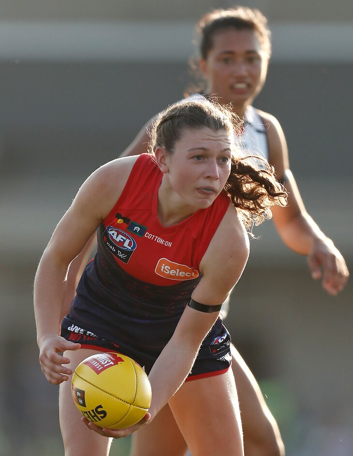 AFLW 2019 Round 07 - Melbourne v Adelaide Photo by Michael Willson/AFL Media