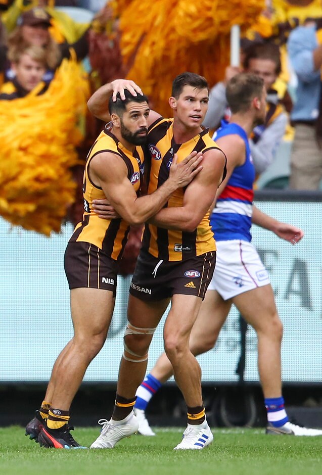 AFL 2019 Round 02 - Hawthorn v Western Bulldogs Jaeger O'Meara has had an electric start to the season. - Alastair Clarkson