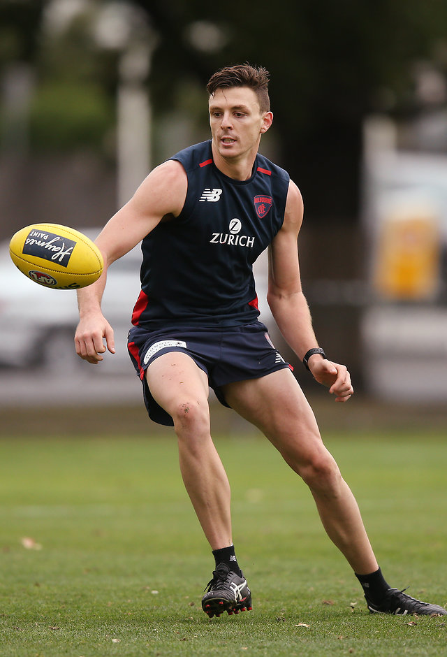 AFL 2019 Training - Melbourne 010419 Jake Lever is likely to play in the VFL this weekend. (Photo by Michael Dodge/Getty Images)
