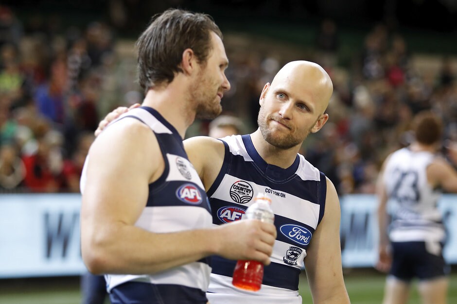 AFL 2019 Round 07 - Geelong v Essendon Patrick Dangerfield has fallen from top spot to fifth in Official AFL Player Ratings after Sunday's Essendon clash - AFL,Max Gawn,Patrick Dangerfield,Melbourne Demons,Geelong Cats,Player Ratings