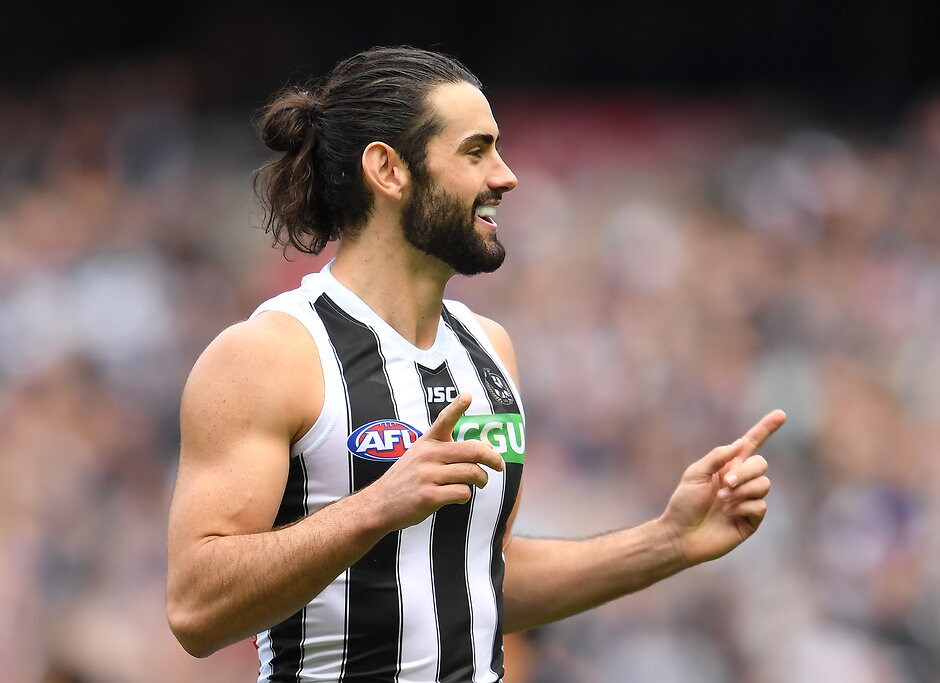 AFL 2019 Round 08 - Carlton v Collingwood Brodie Grundy was sensational against the Blues - Collingwood Magpies