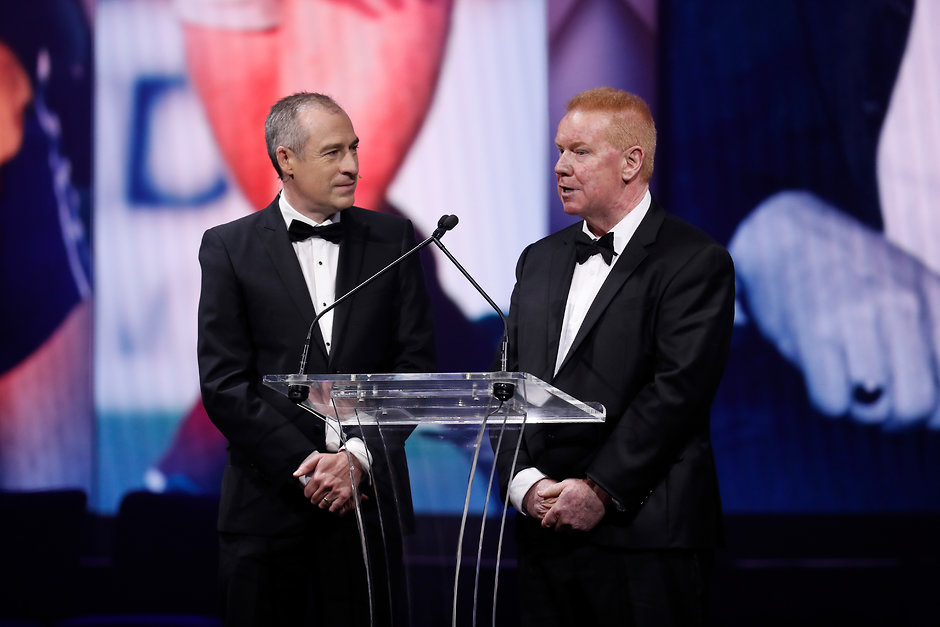 AFL 2019 Media - Hall of Fame Brad Hardie was inducted into the Australian Football Hall of Fame on Tuesday night. - Western Bulldogs