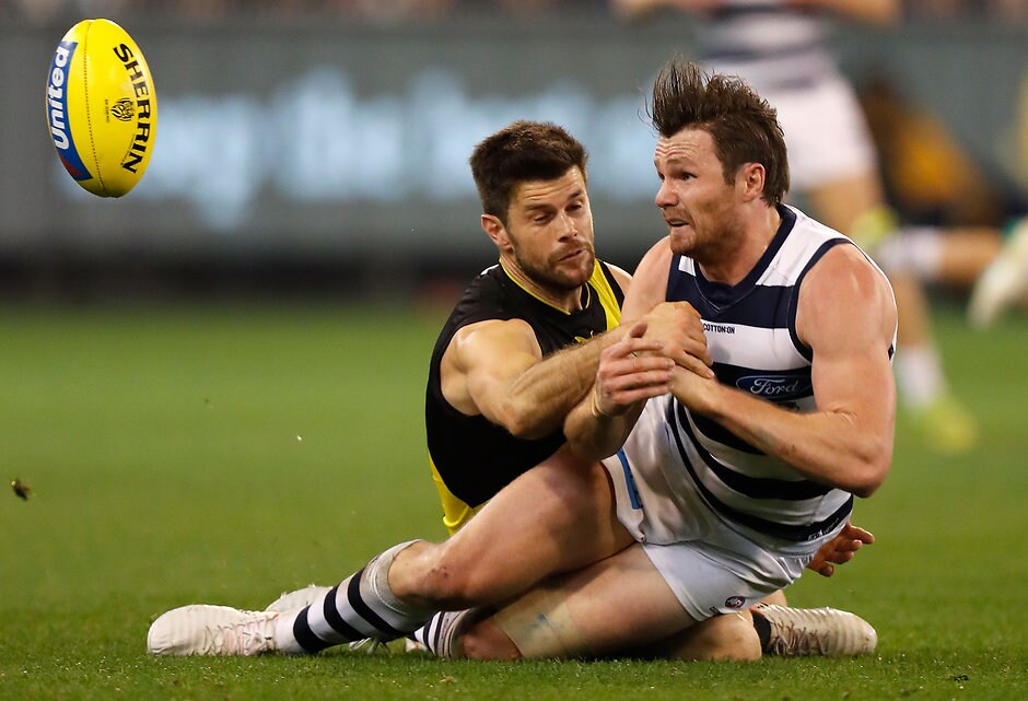 AFL 2019 Round 12 - Richmond v Geelong Patrick Dangerfield has been outstanding in the past fortnight - AFL,Brownlow,Geelong Cats,Patrick Dangerfield,Tim Kelly,Patrick Cripps