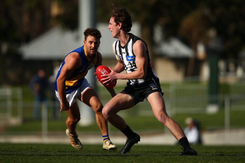 VFL 2019 Round 15 - Collingwood v Williamstown Tyler Brown will be looking to keep pressing his claims for an AFL debut - Collingwood Magpies,Melbourne Demons