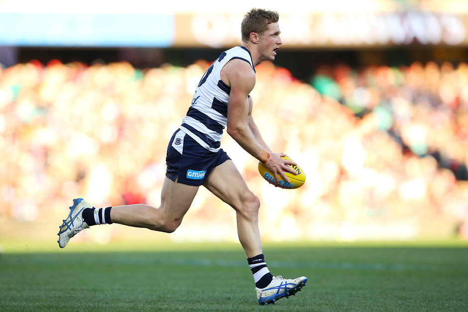 AFL 2019 Round 19 - Sydney v Geelong Scott Selwood played 34 games for the Cats. - Geelong Cats,Scott Selwood