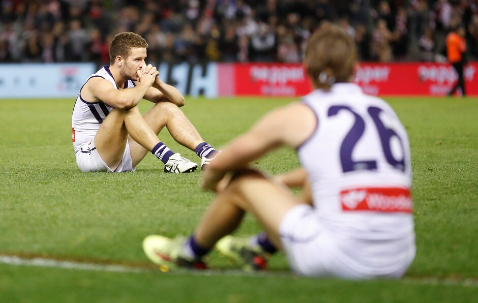 AFL 2019 Round 21 - St Kilda v Fremantle Fremantle were defeated by three points on Sunday afternoon. - Fremantle,Fremantle Dockers,AFL,St Kilda Saints