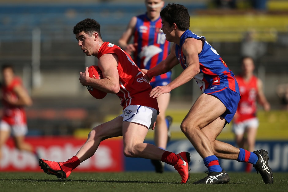 NAB League 2019 2nd Qualifying Final - Gippsland v Oakleigh Sam Flanders in action during Sunday's qualifying final. Picture: AFL Photos - AFL,Draft,Tag-Draft