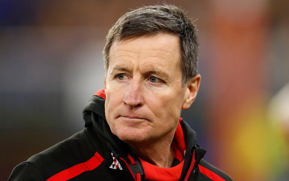 AFL 2019 First Elimination Final - West Coast v Essendon John Worsfold during Essendon's elimination final loss to West Coast - AFL,Essendon Bombers,John Worsfold